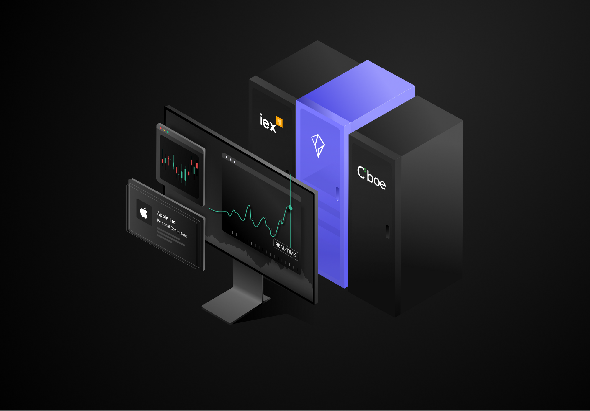 Polygon.io partners with Cboe to deliver market data APIs for apps, websites, and displays.